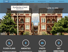 Tablet Screenshot of livekatherinecourts.com